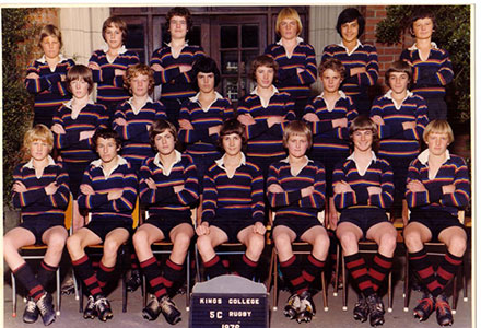 Grant - Kings Rugby Team 1976