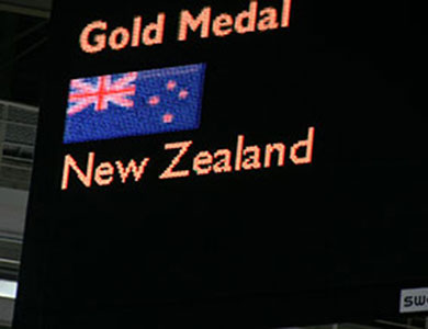 Gold Medal for New Zealand at Athens